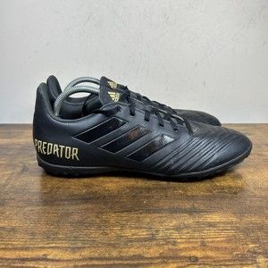 Adidas Predator 19.4 TF Turf Indoor Soccer Cleats Shoes Black Mens Size 11.5